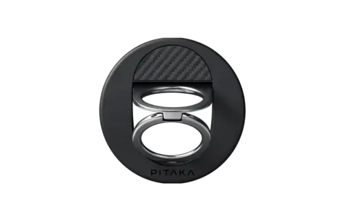 Pitaka MagEZ Grip and Stand 3 With MagSafe Phone Ring - Black/Grey