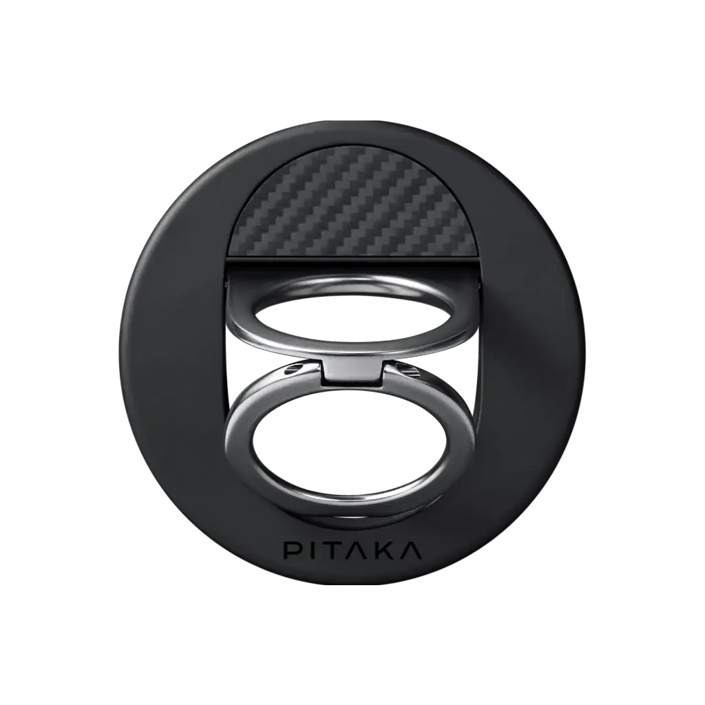 Pitaka MagEZ Grip and Stand 3 With MagSafe Phone Ring - Black/Grey