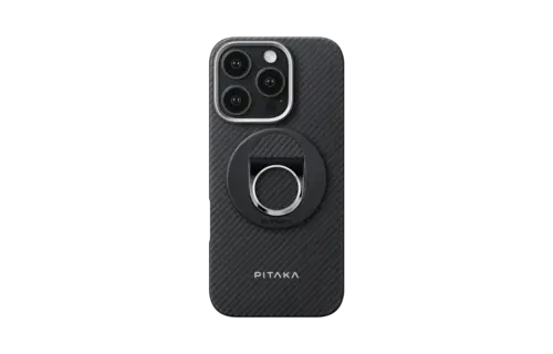 Pitaka MagEZ Grip and Stand 3 With MagSafe Phone Ring - Black/Grey