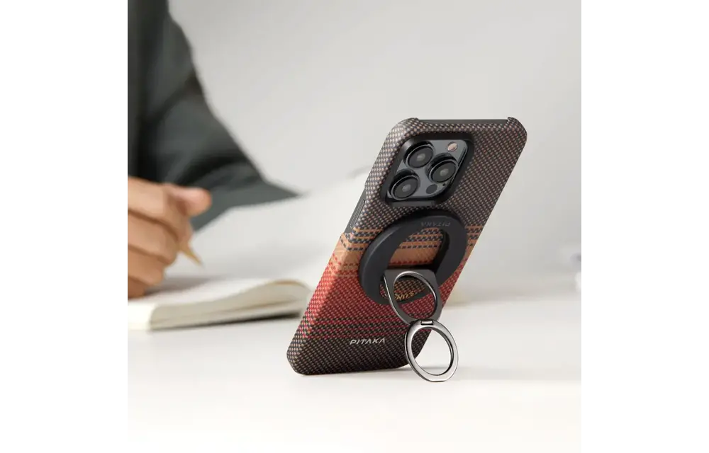 Pitaka MagEZ Grip and Stand 3 With MagSafe Phone Ring  - Sunset