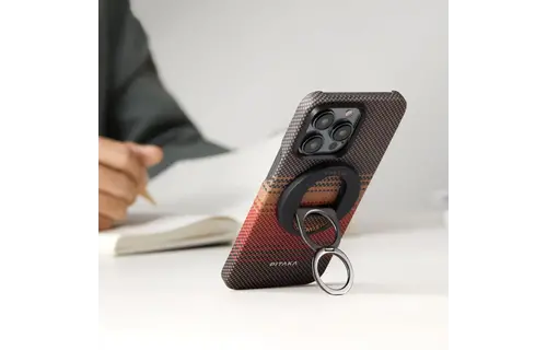 Pitaka MagEZ Grip and Stand 3 With MagSafe Phone Ring  - Sunset