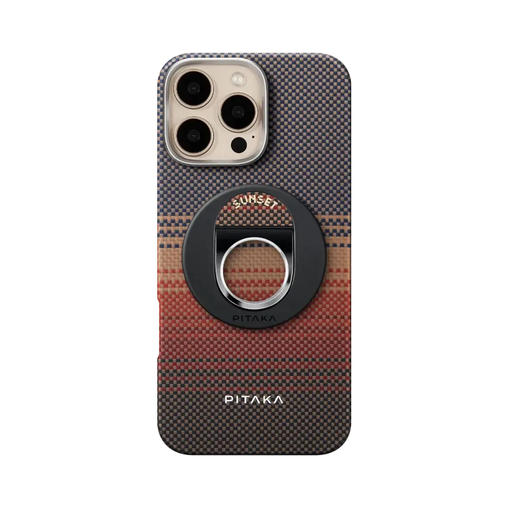 Pitaka MagEZ Grip and Stand 3 With MagSafe Phone Ring  - Sunset