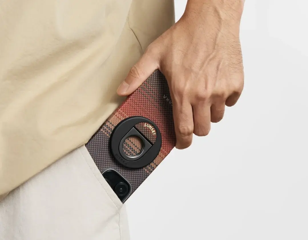 Pitaka MagEZ Grip and Stand 3 With MagSafe Phone Ring  - Sunset