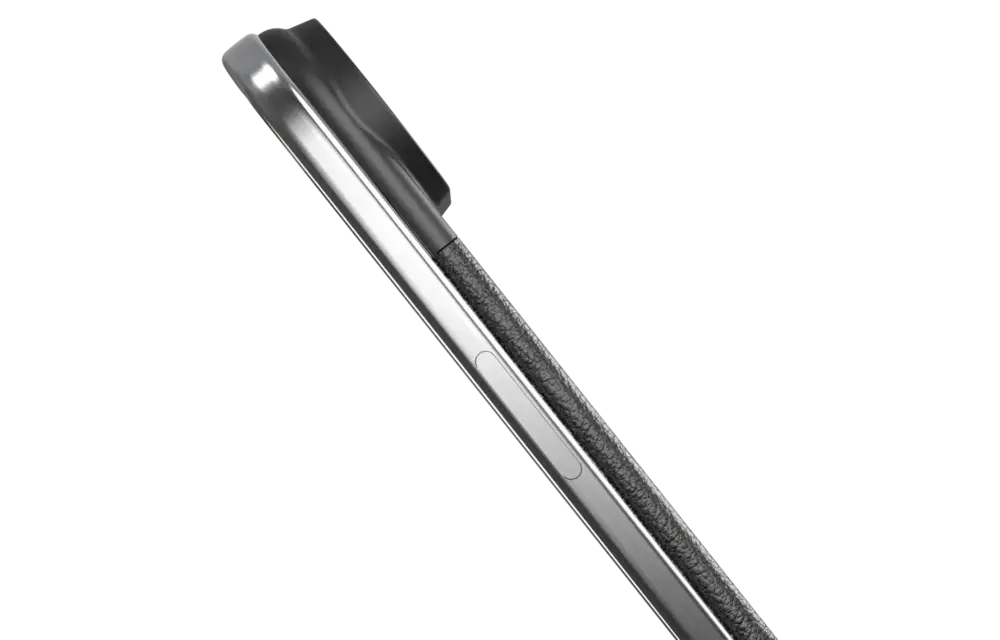 Matter Cactus Leather Snap MagSafe Ultra-thin Case for Apple iPhone Air - Carbon Black Agave