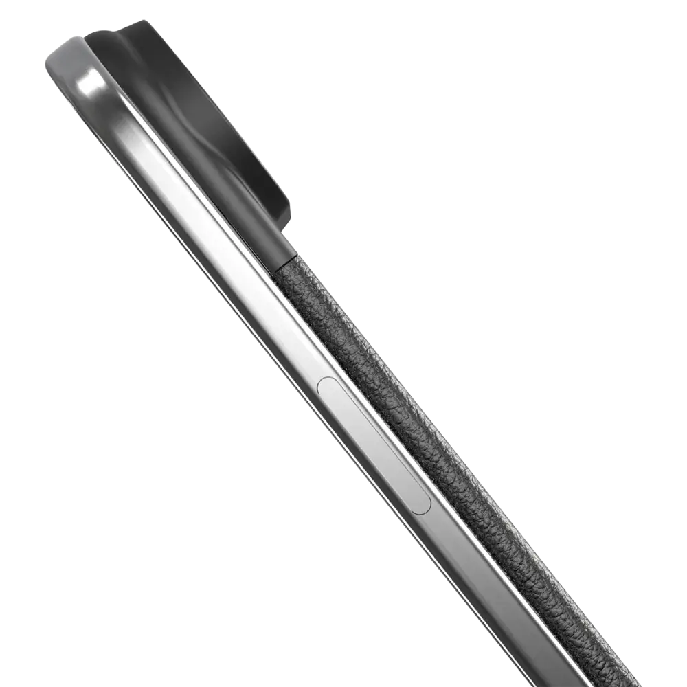 Matter Cactus Leather Snap MagSafe Ultra-thin Case for Apple iPhone Air - Carbon Black Agave