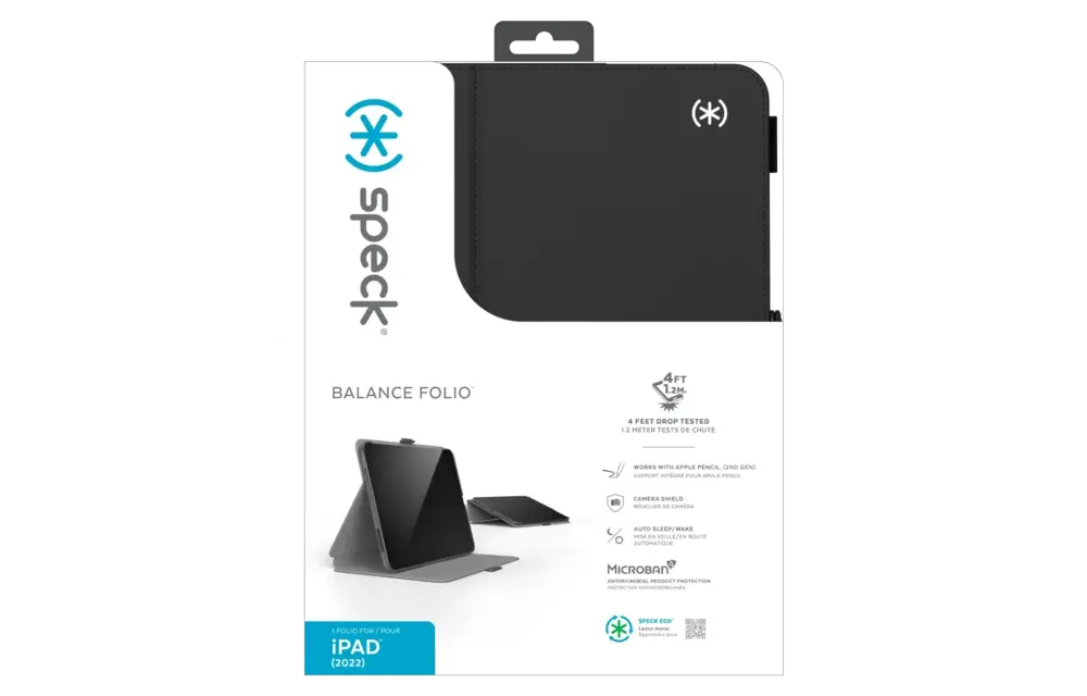 Speck Balance Folio Case for Apple iPad 10th/11Th Gen - Black