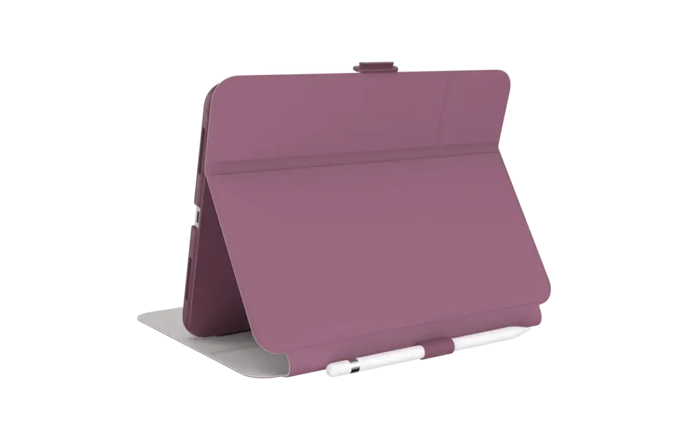 Speck Balance Folio Case for Apple iPad 10th/11th Gen - Charcoal - Plumberry