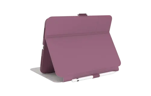 Speck Balance Folio Case for Apple iPad 10th/11th Gen - Charcoal - Plumberry