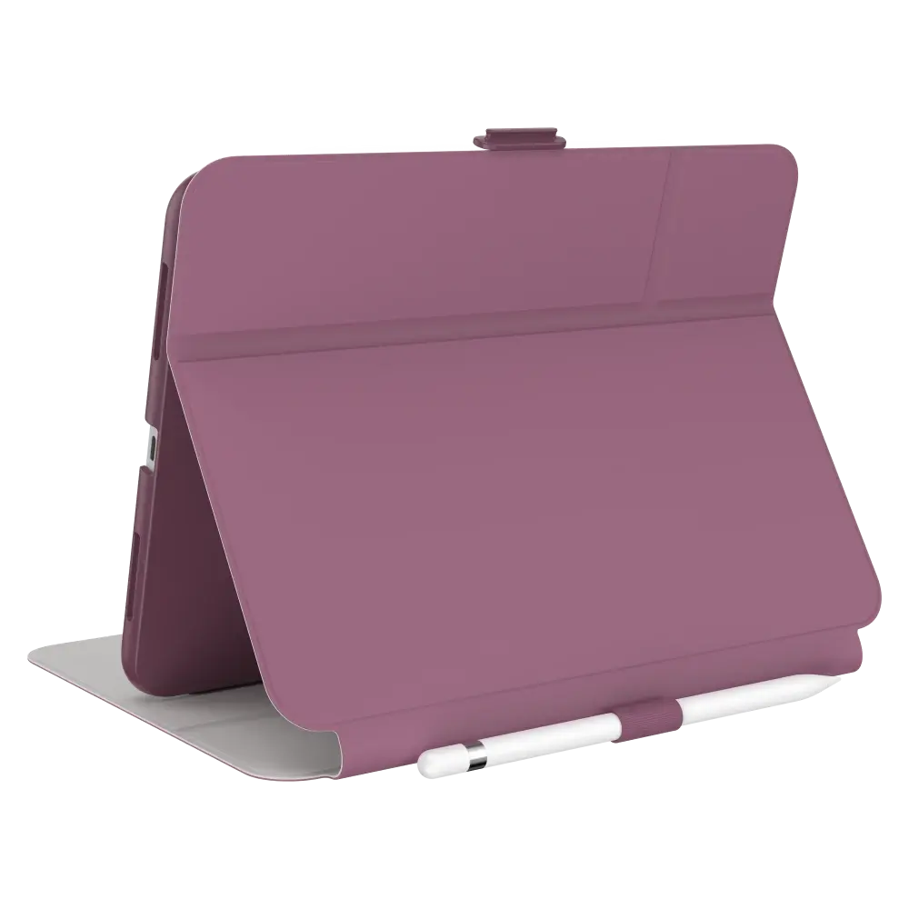 Speck Balance Folio Case for Apple iPad 10th/11th Gen - Charcoal - Plumberry