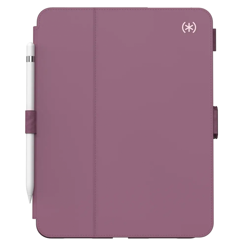 Speck Balance Folio Case for Apple iPad 10th/11th Gen - Charcoal - Plumberry