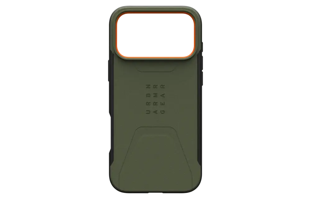 UAG Civilian MagSafe Case for Apple iPhone 17 Pro Max - Olive / Orange