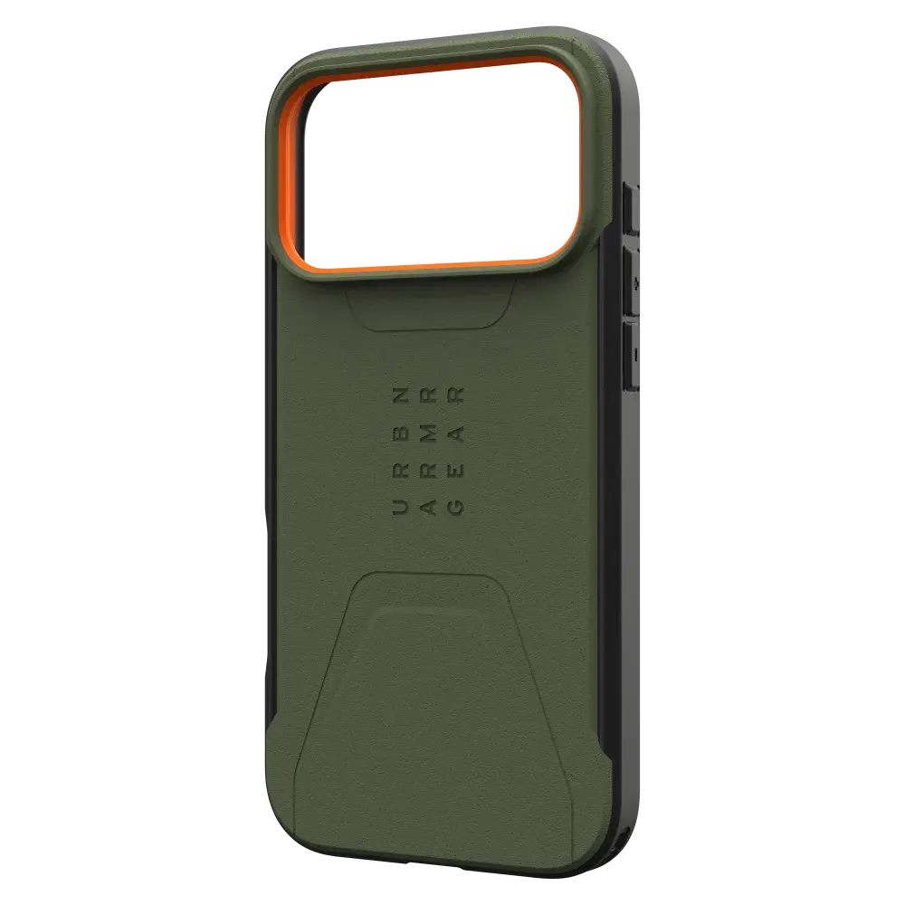 UAG Civilian MagSafe Case for Apple iPhone 17 Pro Max - Olive / Orange