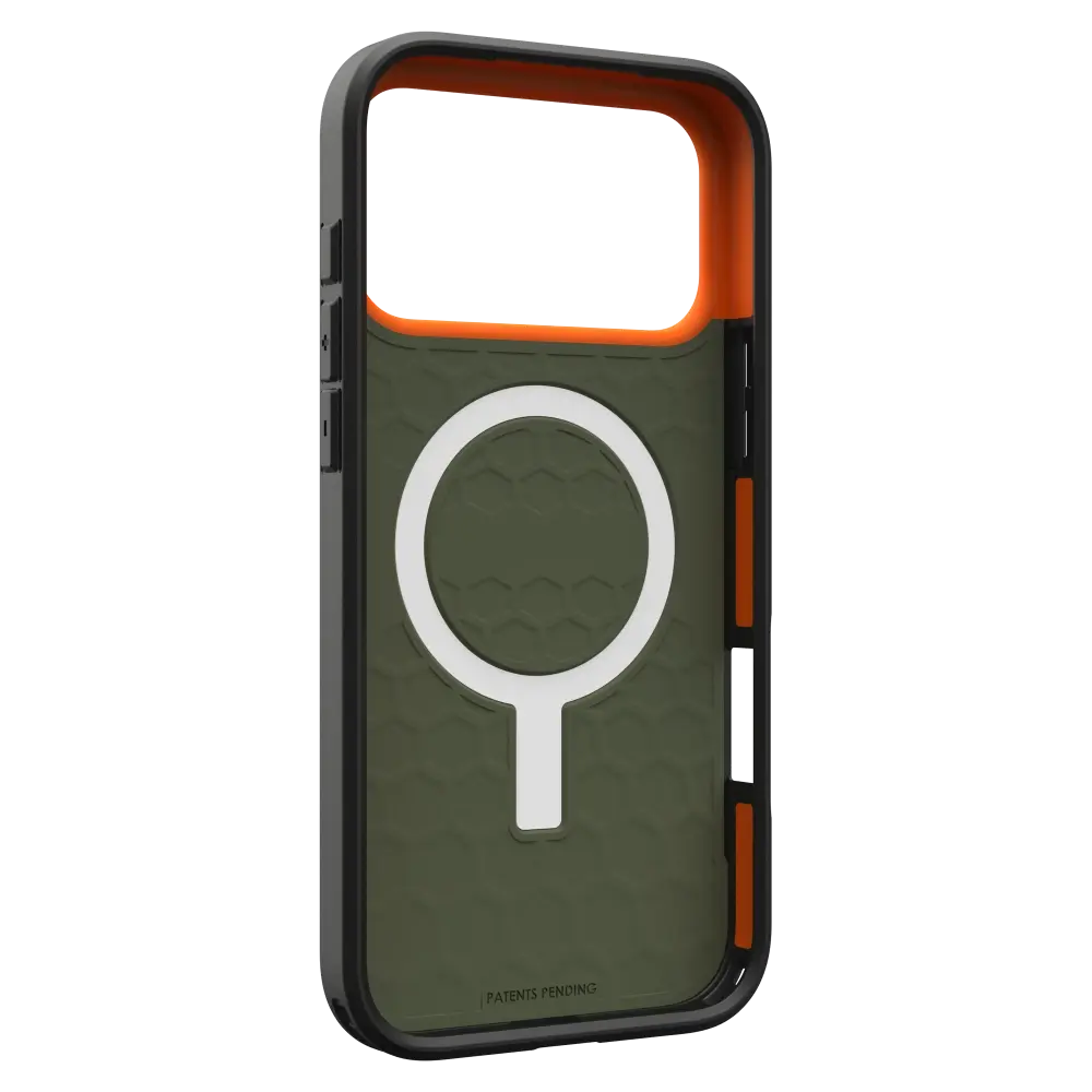 UAG Civilian MagSafe Case for Apple iPhone 17 Pro Max - Olive / Orange