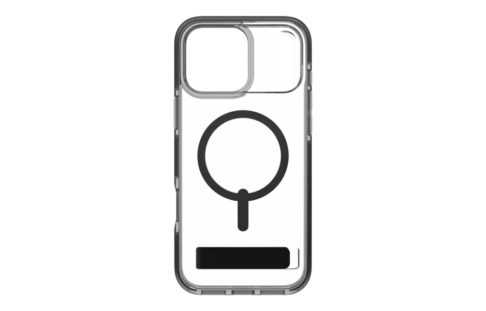 Zagg Santa Cruz Snap MagSafe Case With Kickstand for Apple iPhone 17 Pro Max - Jet Black