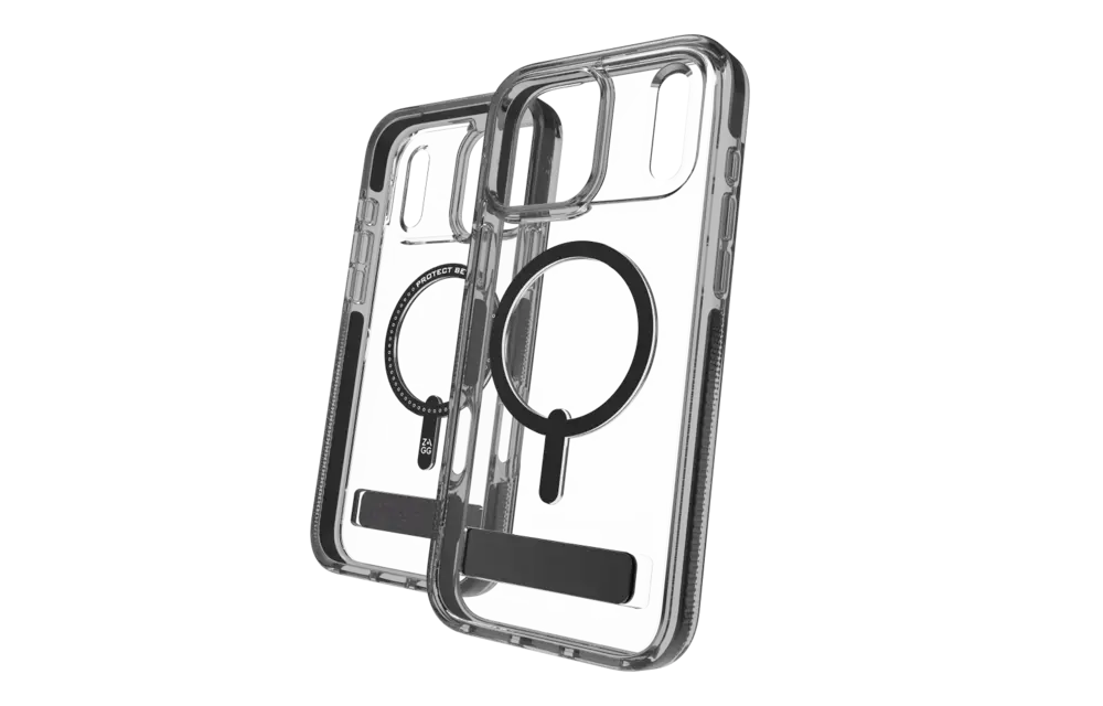 Zagg Santa Cruz Snap MagSafe Case With Kickstand for Apple iPhone 17 Pro Max - Jet Black