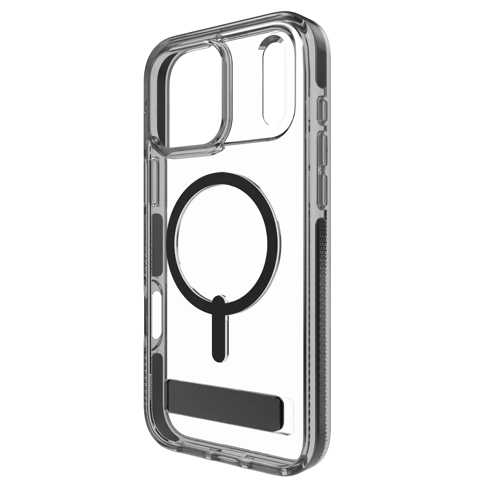 Zagg Santa Cruz Snap MagSafe Case With Kickstand for Apple iPhone 17 Pro Max - Jet Black