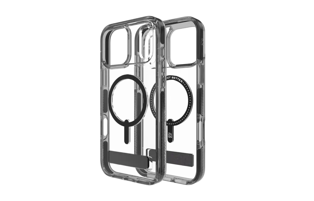 Zagg Santa Cruz Snap MagSafe Case With Kickstand for Apple iPhone 17 Pro Max - Jet Black