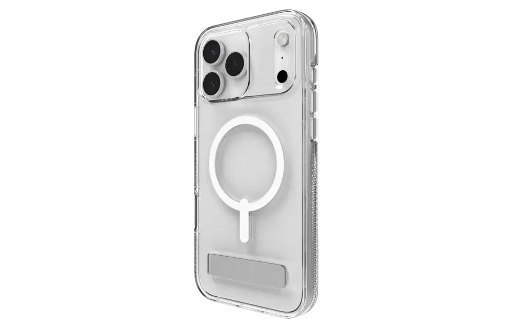 Zagg Crystal Palace Snap MagSafe Case With Kickstand for Apple iPhone 17 Pro Max - Clear