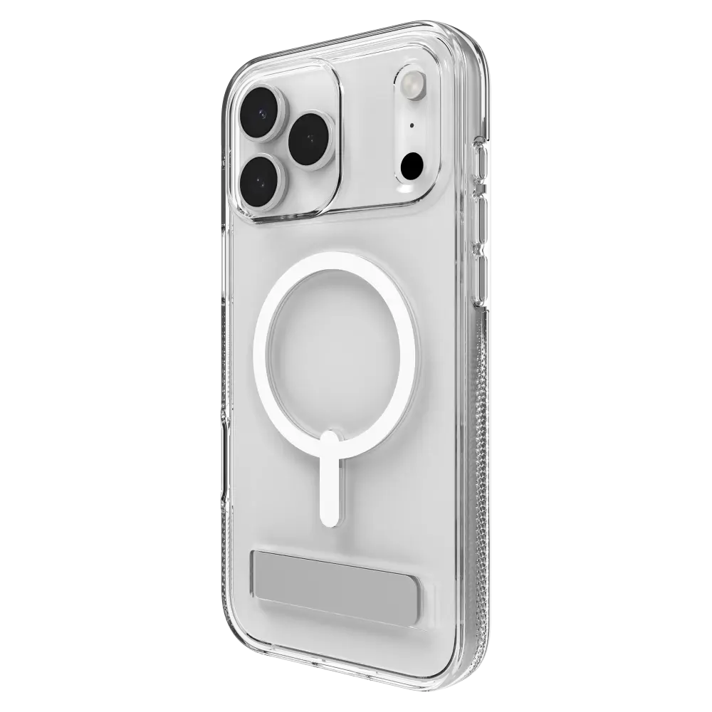 Zagg Crystal Palace Snap MagSafe Case With Kickstand for Apple iPhone 17 Pro Max - Clear