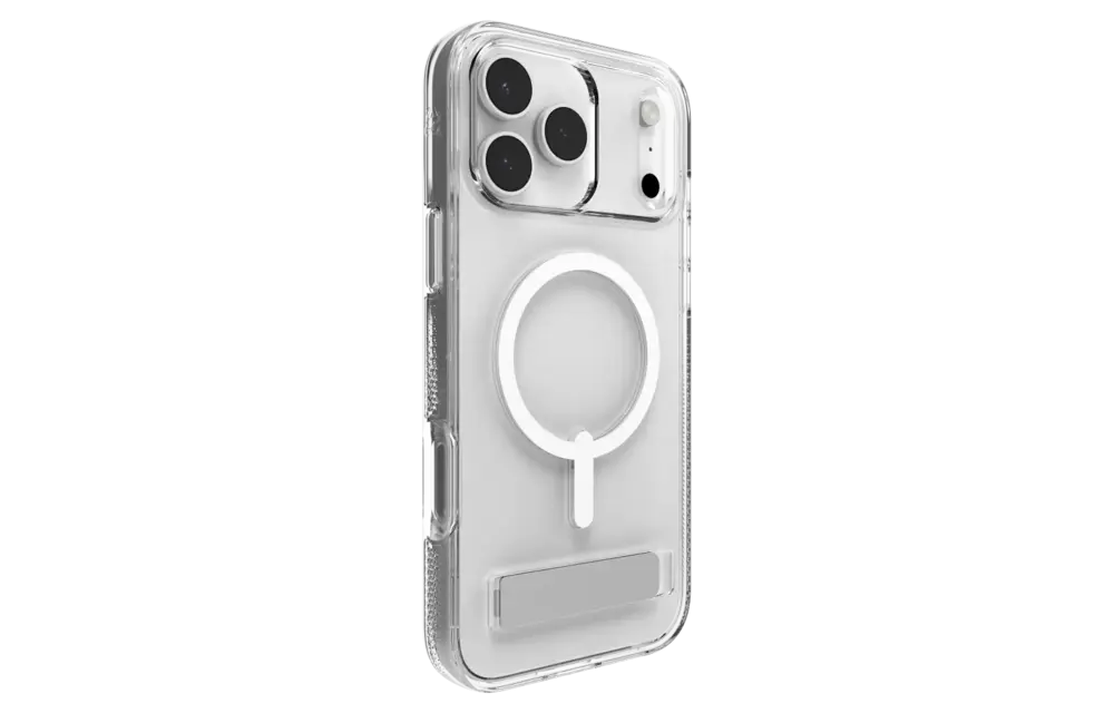 Zagg Crystal Palace Snap MagSafe Case With Kickstand for Apple iPhone 17 Pro Max - Clear