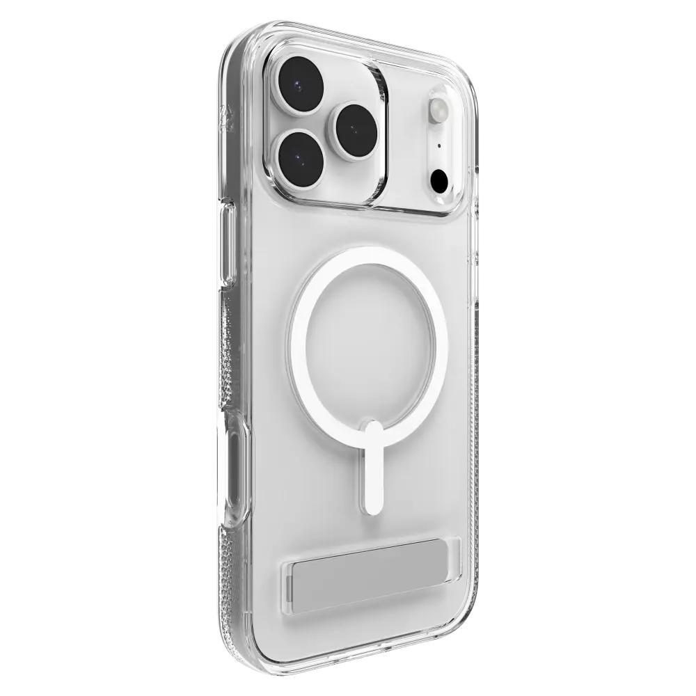 Zagg Crystal Palace Snap MagSafe Case With Kickstand for Apple iPhone 17 Pro Max - Clear