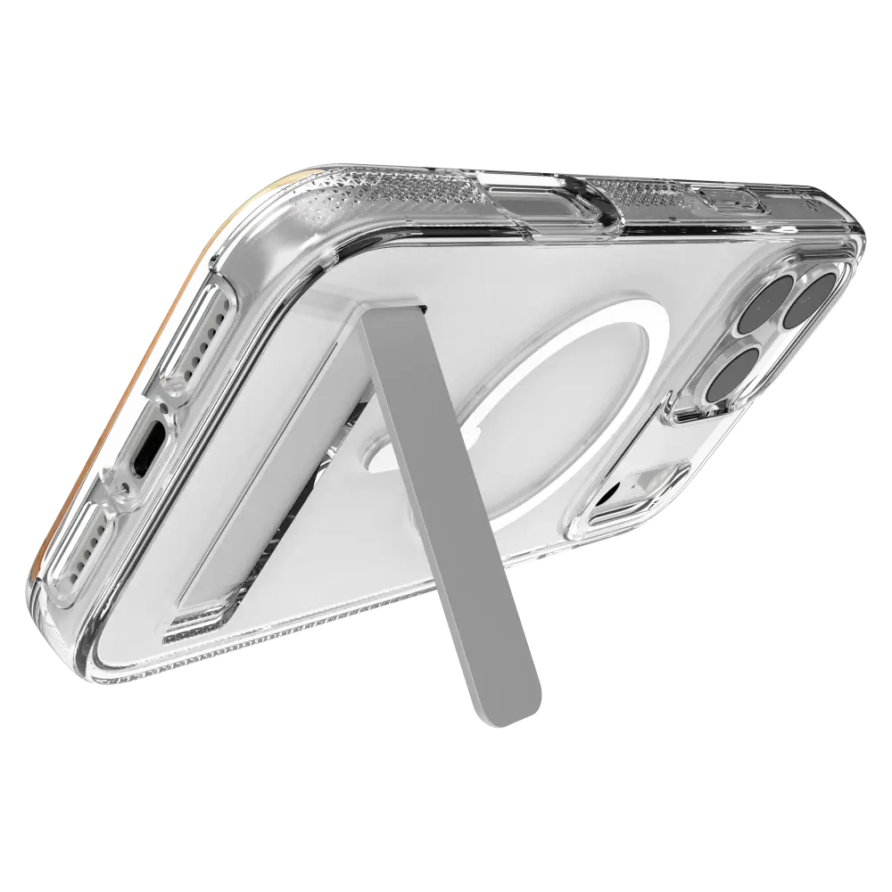 Zagg Crystal Palace Snap MagSafe Case With Kickstand for Apple iPhone 17 Pro Max - Clear