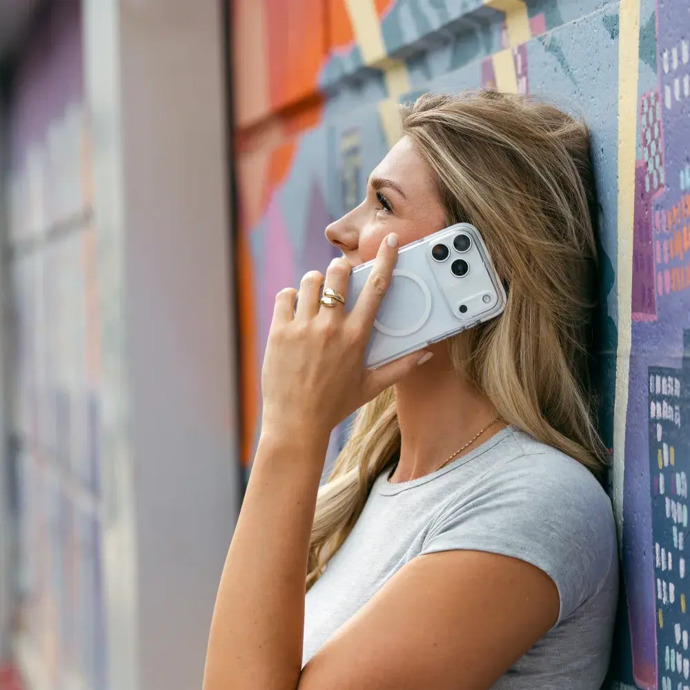 Zagg Crystal Palace Snap MagSafe Case With Kickstand for Apple iPhone 17 Pro Max - Clear