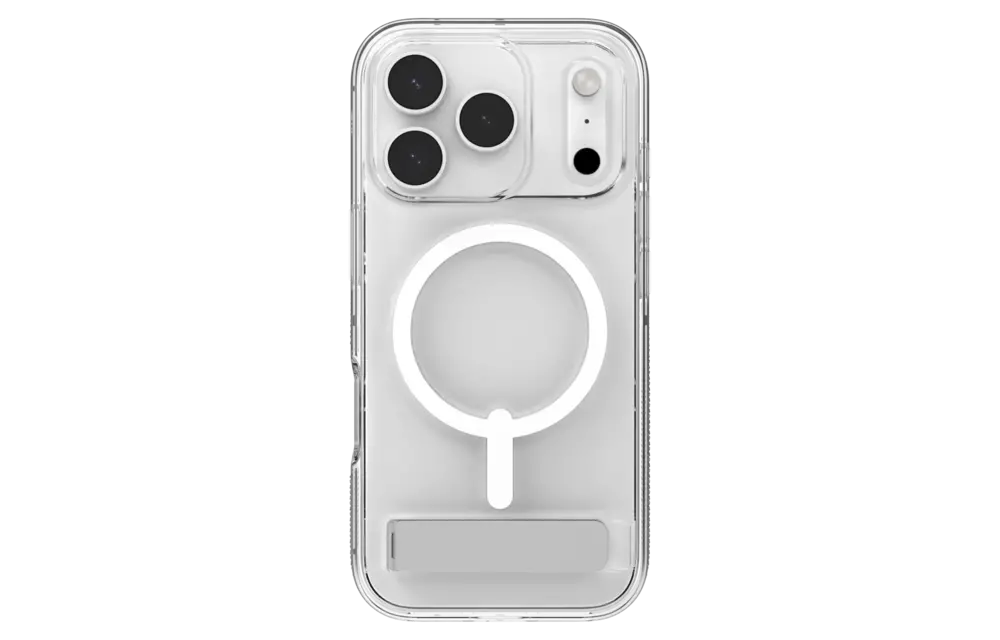Zagg Crystal Palace Snap MagSafe Case With Kickstand for Apple iPhone 17 Pro - Clear