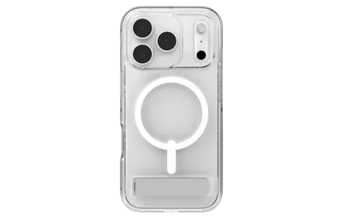 Zagg Crystal Palace Snap MagSafe Case With Kickstand for Apple iPhone 17 Pro - Clear