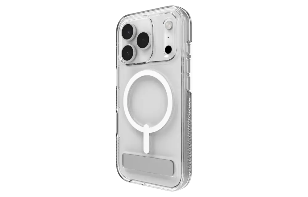 Zagg Crystal Palace Snap MagSafe Case With Kickstand for Apple iPhone 17 Pro - Clear