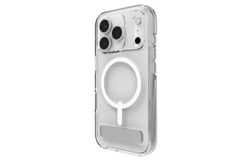 Zagg Crystal Palace Snap MagSafe Case With Kickstand for Apple iPhone 17 Pro - Clear