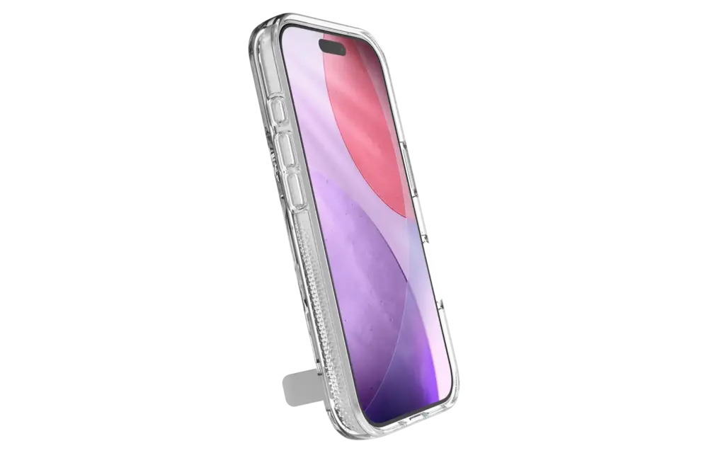 Zagg Crystal Palace Snap MagSafe Case With Kickstand for Apple iPhone 17 Pro - Clear