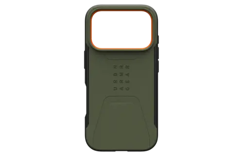 UAG Civilian MagSafe Case for Apple iPhone 17 Pro - Olive / Orange