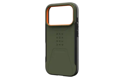 UAG Civilian MagSafe Case for Apple iPhone 18 Pro / 17 Pro - Olive / Orange