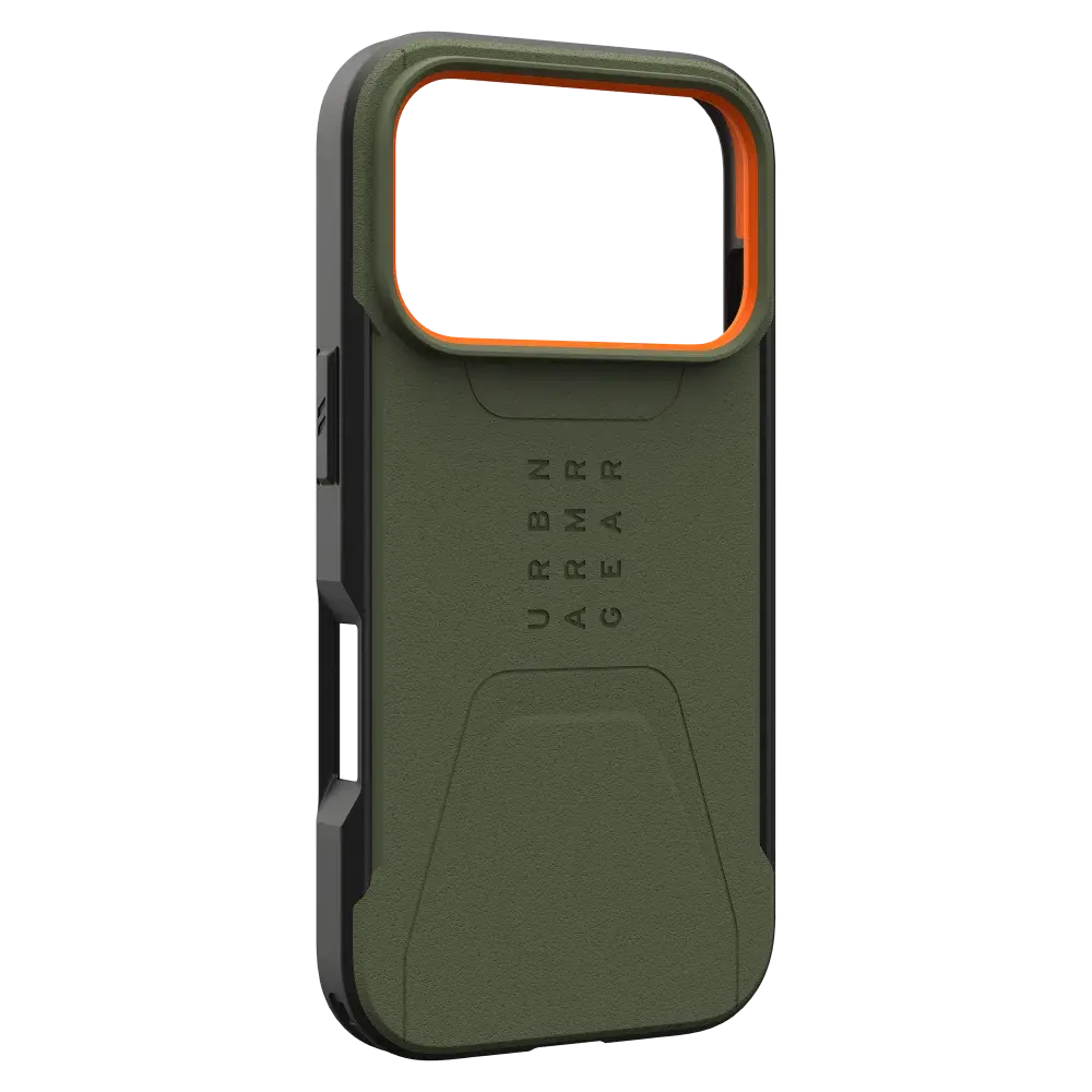 UAG Civilian MagSafe Case for Apple iPhone 18 Pro / 17 Pro - Olive / Orange