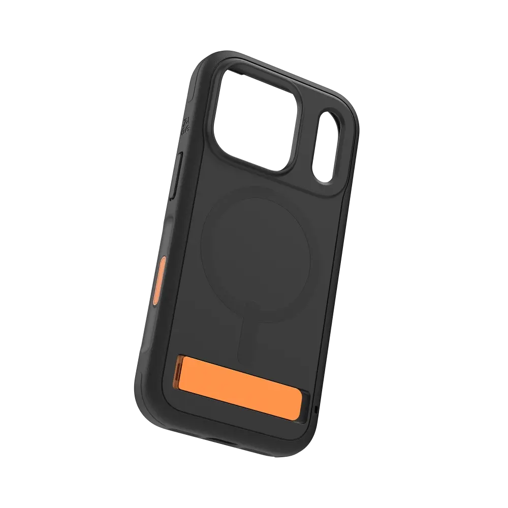 Zagg Sedona Snap MagSafe Case With Kickstand for Apple iPhone 17 Pro - Flood Black