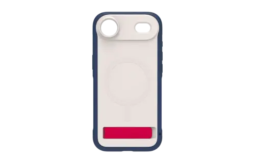 Zagg Sedona Snap MagSafe Case With Kickstand for Apple iPhone Air - Red Light and Blue