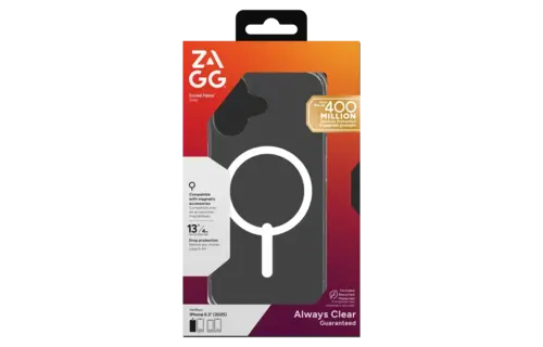 Zagg Crystal Palace Snap MagSafe Case for Apple iPhone 17 - Clear