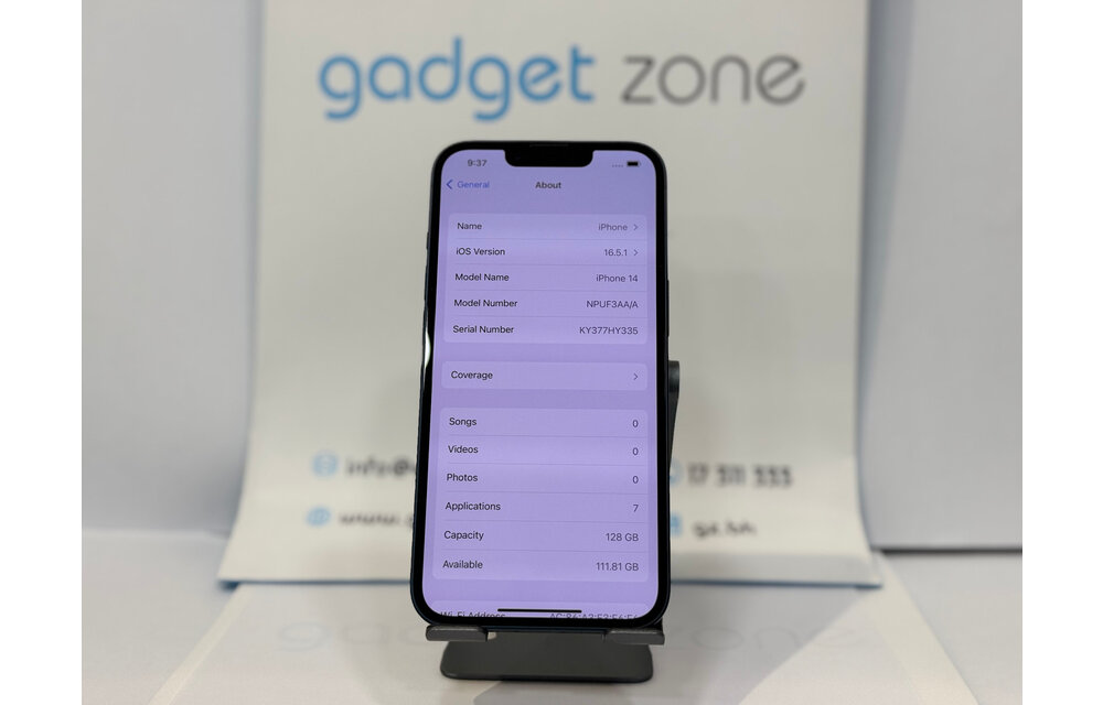 Apple iPhone 14 , 128GB (USED) - Midnight