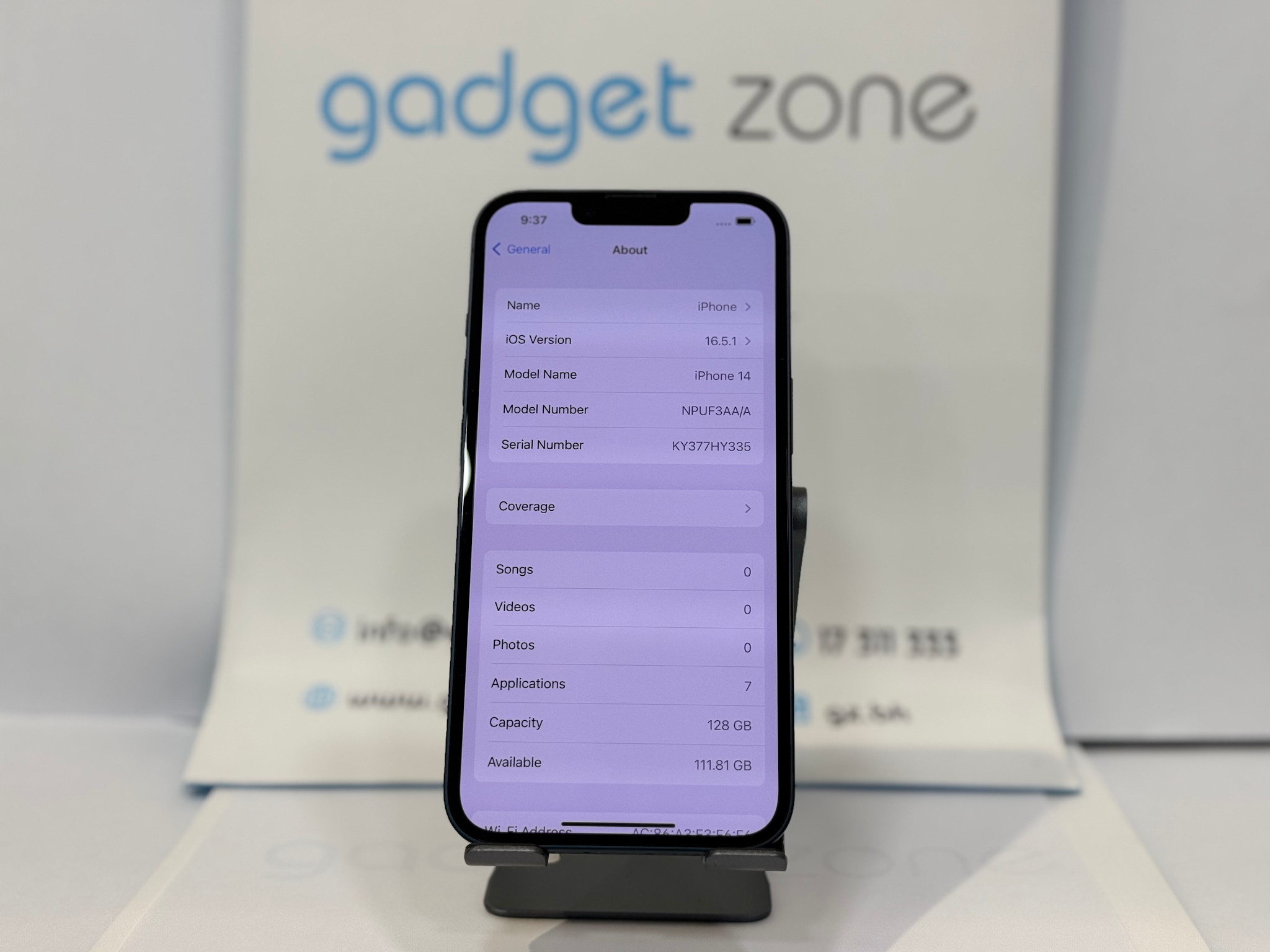 Apple iPhone 14 , 128GB (USED) - Midnight