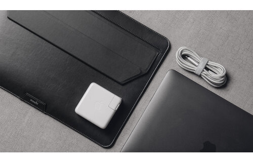 Moshi Muse 3-in-1 Slim Laptop Sleeve 13" - Jet Black