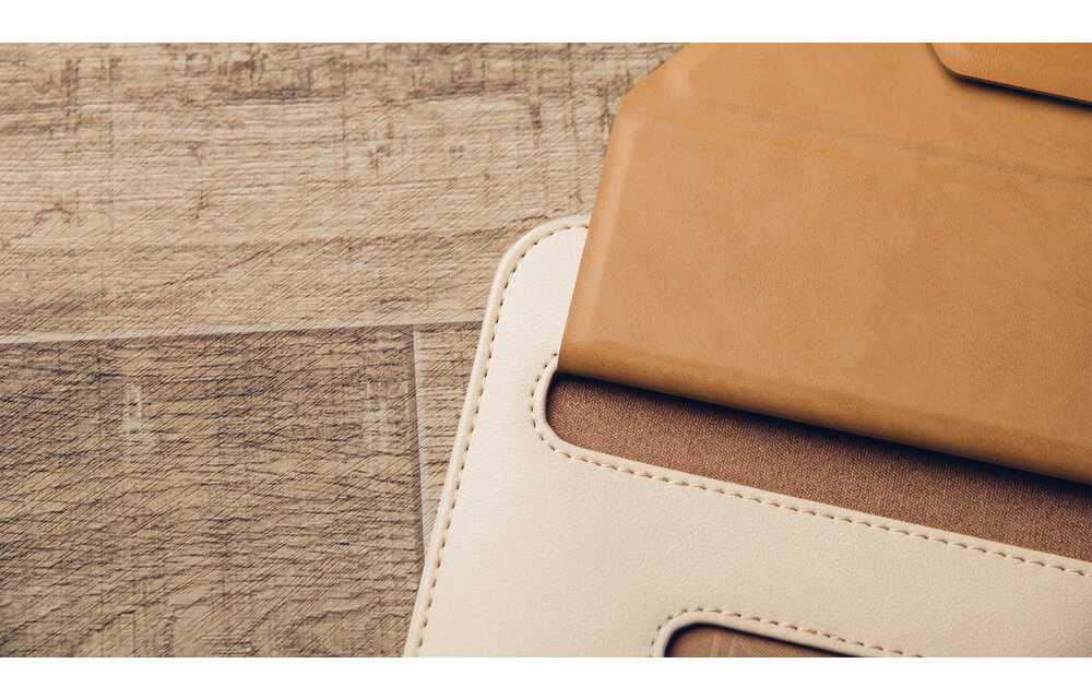 Moshi Muse 3-in-1 Slim Laptop Sleeve 13" - Seashell White