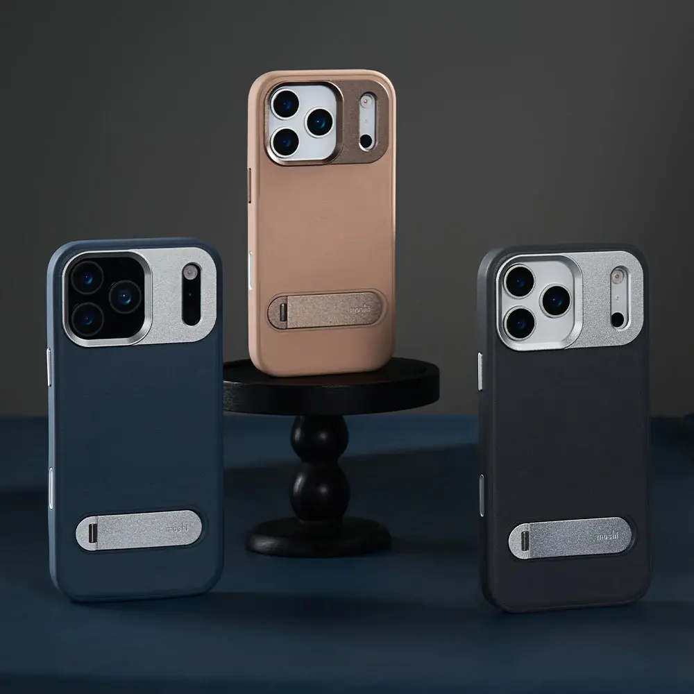 Moshi Kameleon kickstand with MagSafe Case for Apple iPhone 17 Pro Max - Milktea Brown