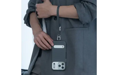 Moshi Kameleon kickstand with MagSafe Case for Apple iPhone 17 Pro - Midnight Gray