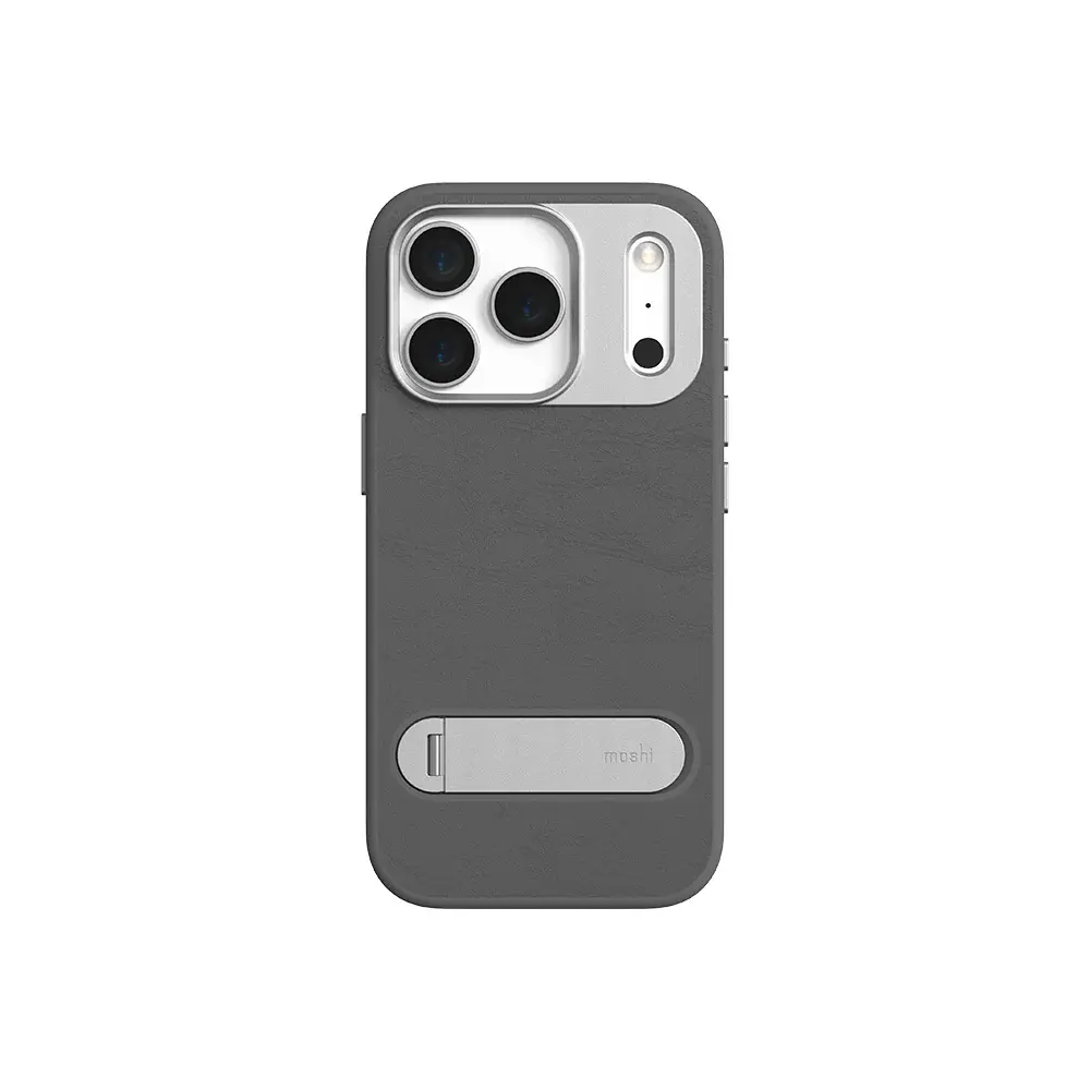 Moshi Kameleon kickstand with MagSafe Case for Apple iPhone 17 Pro Max - Midnight Gray