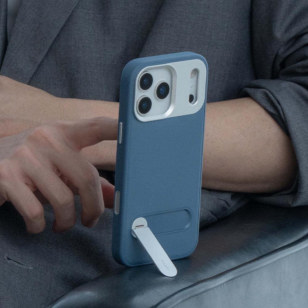 Moshi Kameleon kickstand with MagSafe Case for Apple iPhone 17 Pro Max - Midnight Gray