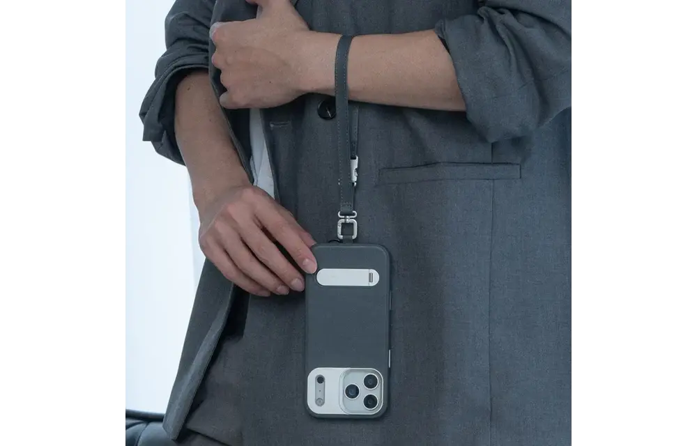 Moshi Kameleon kickstand with MagSafe Case for Apple iPhone 17 Pro Max - Midnight Gray