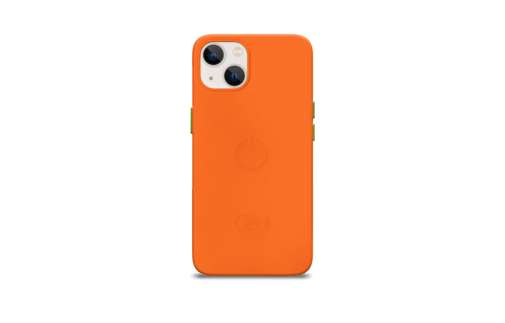 Goui Magnetic Case for iPhone 13 with Magnetic Bar - Tiger Orange
