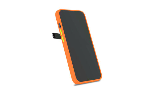 Goui Magnetic Case for iPhone 13 with Magnetic Bar - Tiger Orange