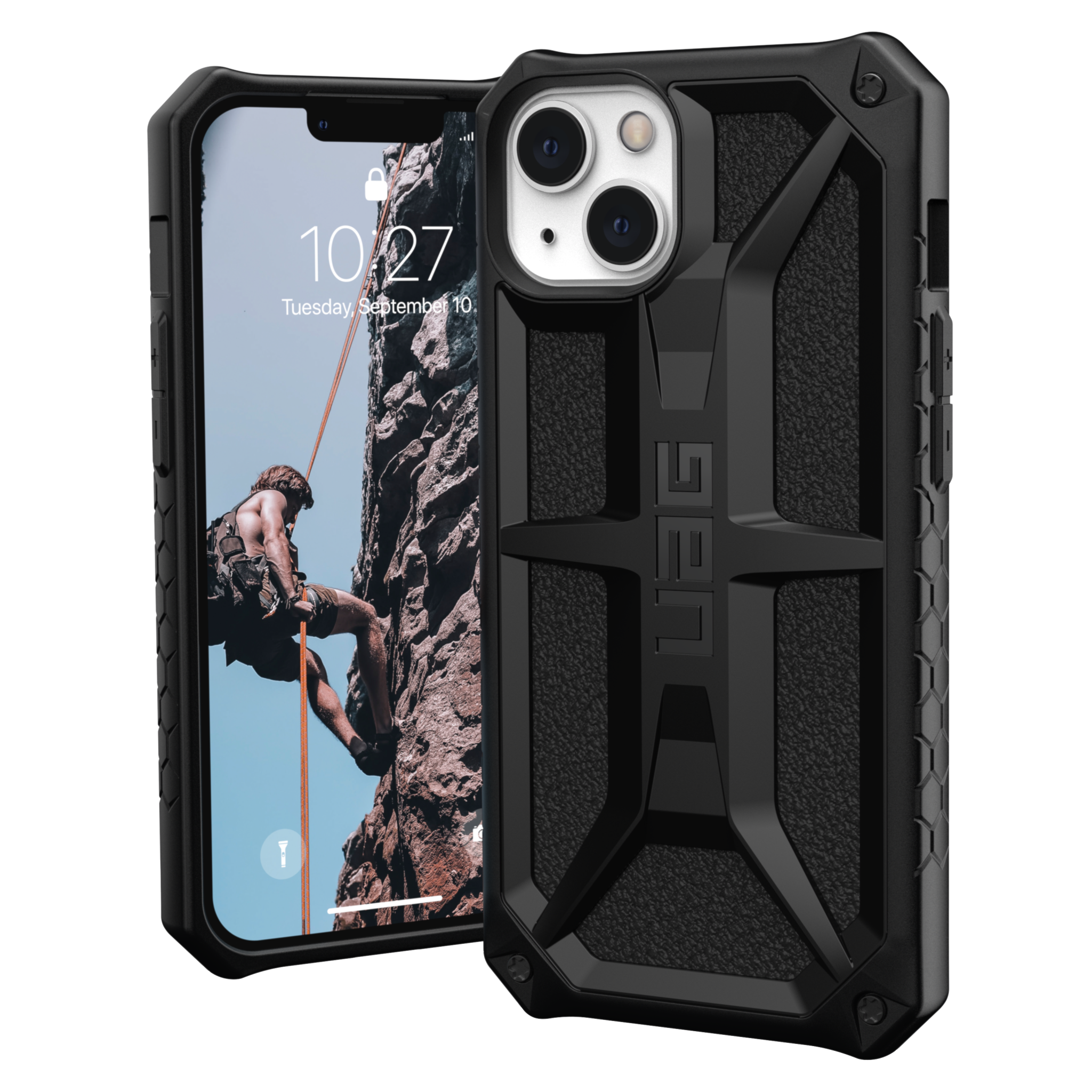 UAG Monarch Case for Apple iPhone 14/13 - Carbon Fiber